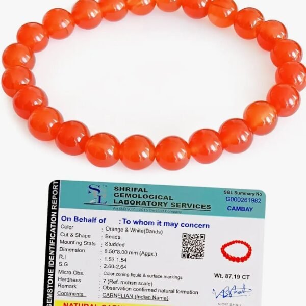 Red Carnelian Bracelet